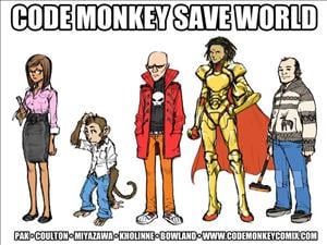 Code Monkey Save World cover art