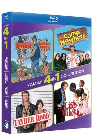 4-Pack Family: Ernest Goes to Camp / Camp Nowhere / Father Hood / Life With Mikey cover art