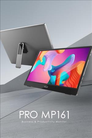 MSI PRO MP161 15.6" Portable Monitor cover art