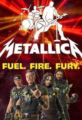 Fortnite Festival Season 4 - Metallica: Fuel. Fire. Fury. cover art