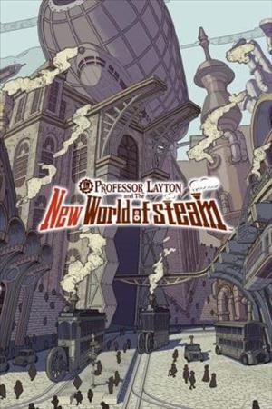 Professor Layton and The New World of Steam cover art