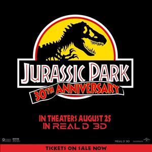 Jurassic Park 30th Anniversary 3D cover art