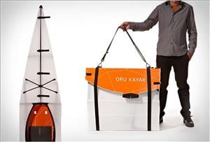 Oru Kayak: the origami folding boat cover art