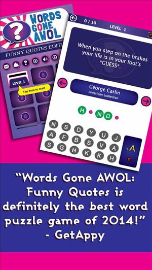Words Gone AWOL: Funny Quotes cover art